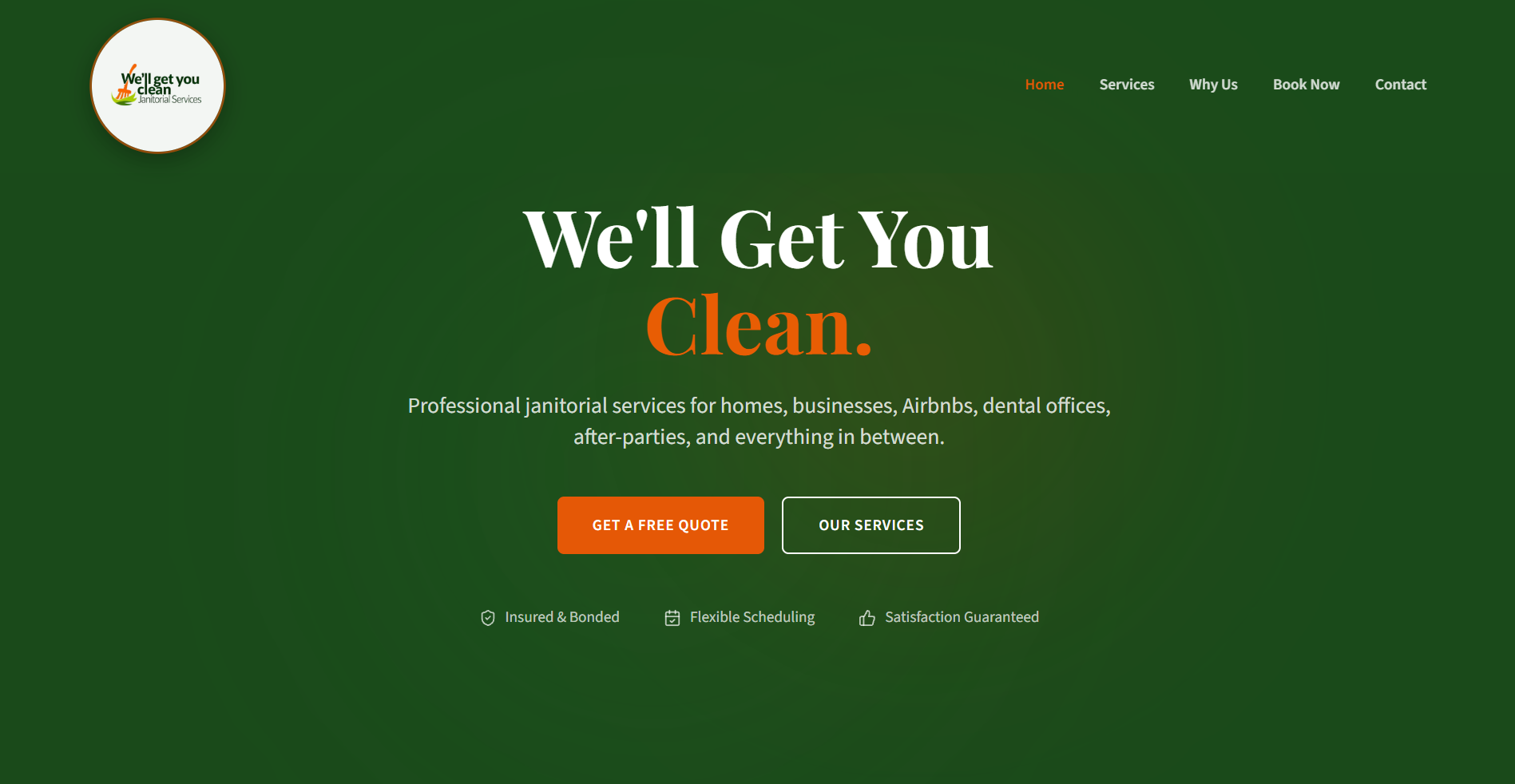 Clean Slate LA — cleaning service website template